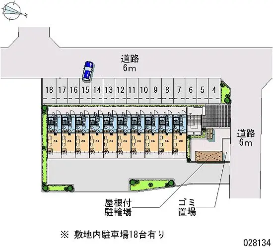 ★手数料０円★藤沢市石川　月極駐車場（LP）